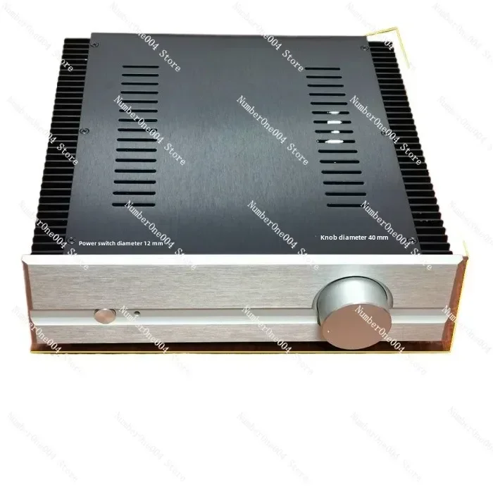 

Подходит для небольшого усилителя мощности радиатора 258, разделенной задней ступени, полностью алюминиевый золотой корпус, изоляционный корпус