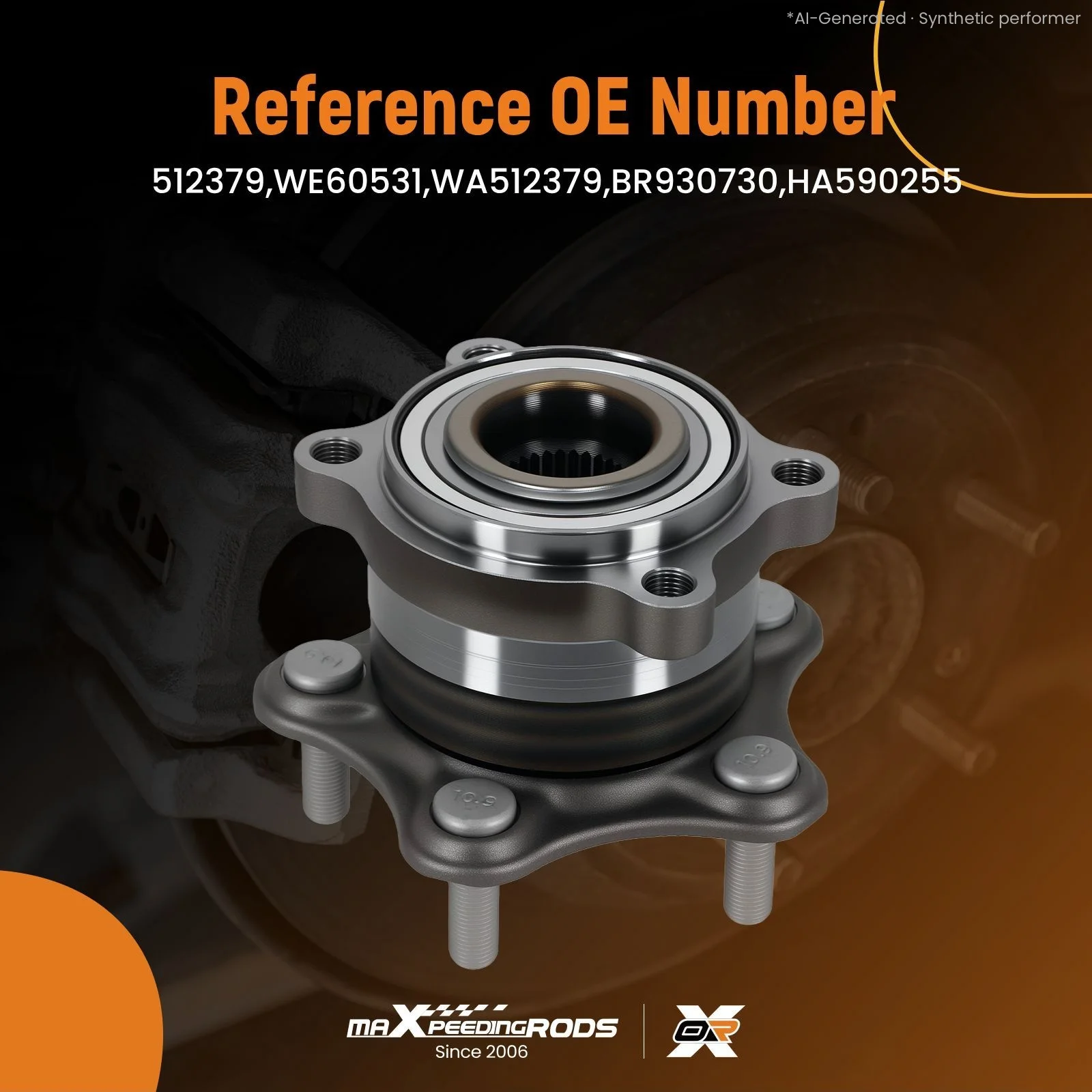 Rear Left Right Wheel Hub for INFINITI FX50 2009-2013 512379 43202-CG200