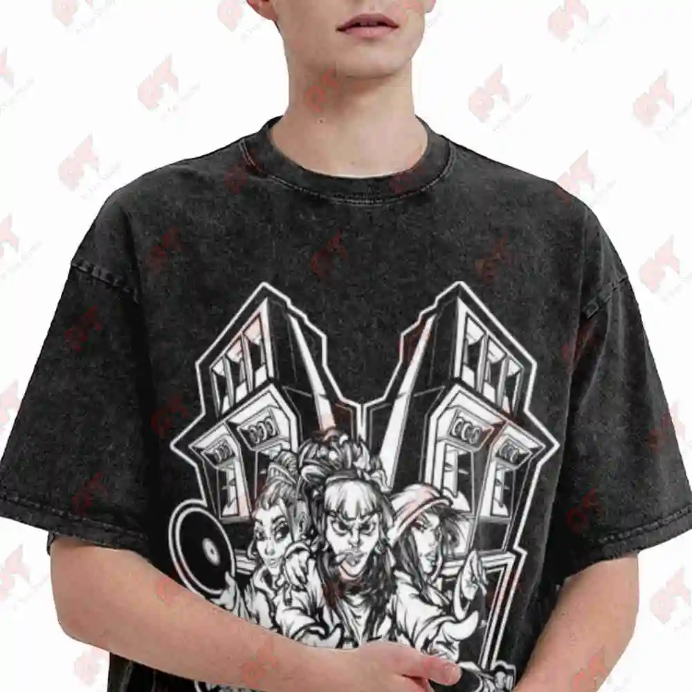 Rave Soundsystem Vintage Washed Tee Pure Cotton T-Shirt