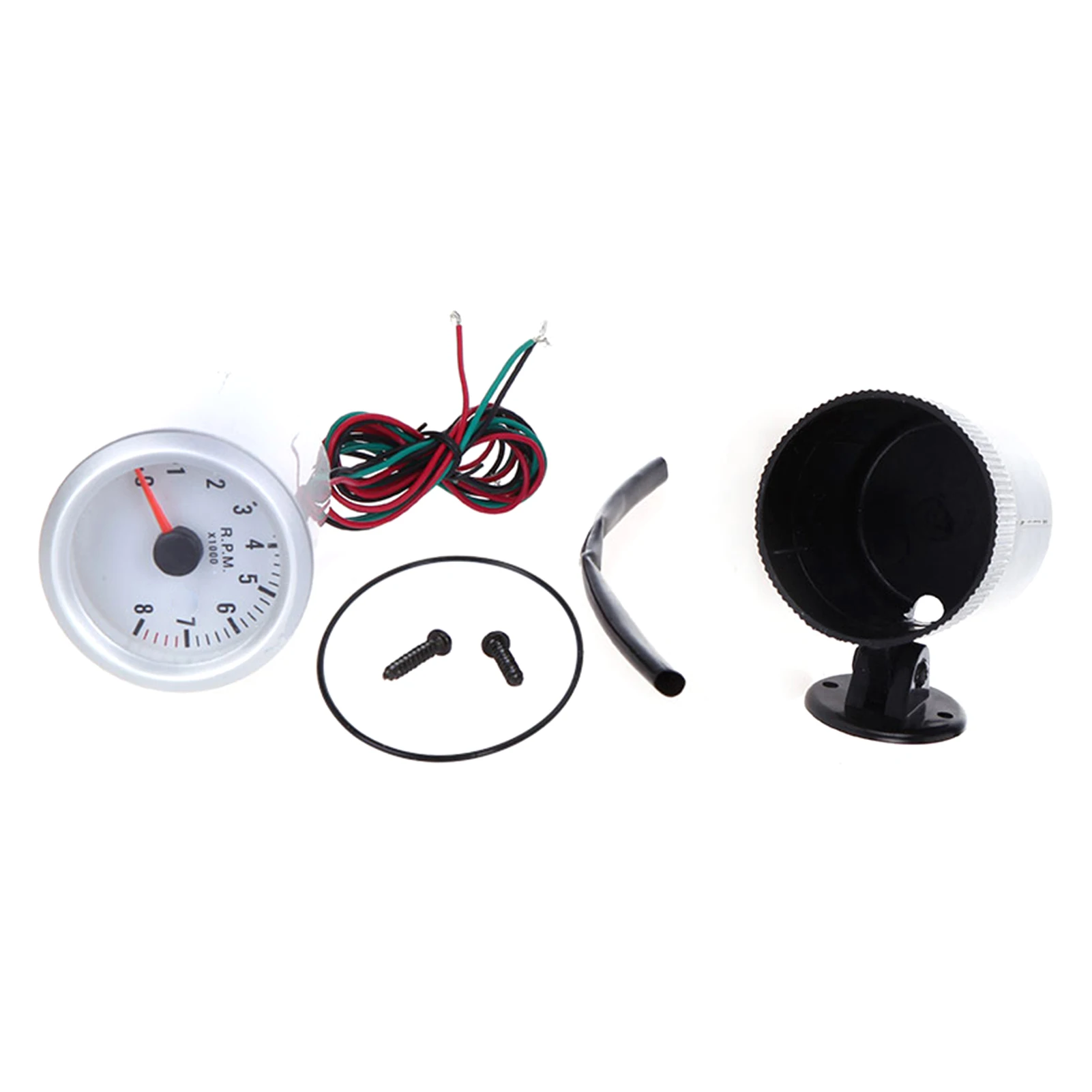 Tachometer Tach Gauge with Holder Cup for Auto Car 2\