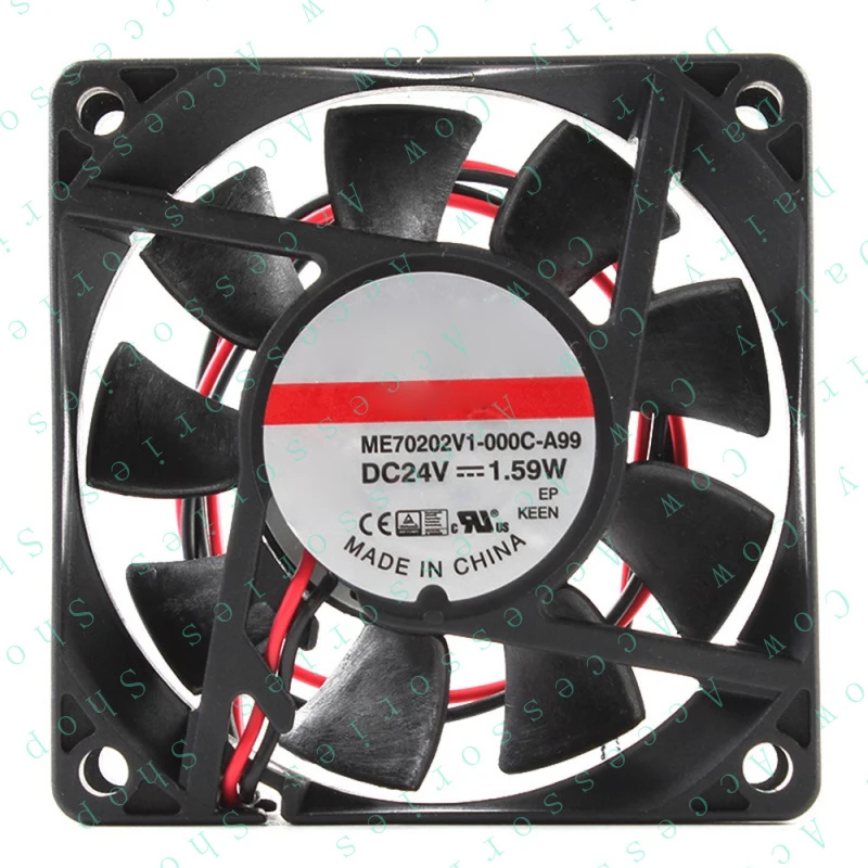 

PP+For SUNON 7020 DC24V 1.59W 2-Wire Inverter Cooling Fan ME70202V1-000C-A99