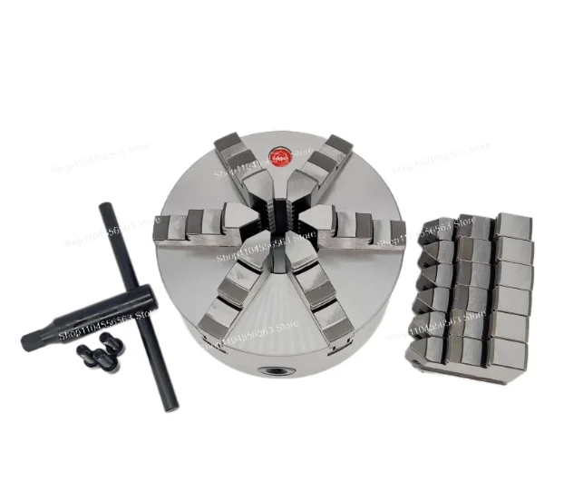 6-Jaw Self-Centering Lathe Chuck 160mm with Inner and Outer Jaw Set