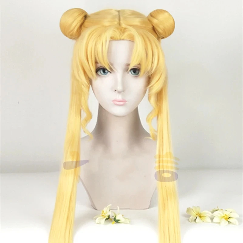 

OP Anime Cartoon Usagi Cosplay Wig Halloween Game Party Tsuking Dress Accessories Sailor Crystal Christmas Prop 96,;[69