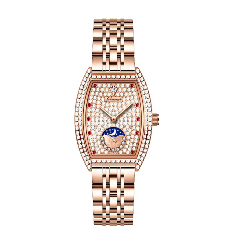 New Women'S Watch Two Hands And A Sub-Dial Light Luxury And High-End Women'S Timepiece, Quartz Movement, Perfect Gift For Women.