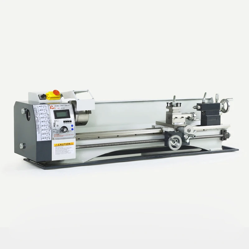 900W/1100W  Mini Metal Lathe Machine Multi-function Woodworking Metal Small Machine Tool CNC Lathe 210V