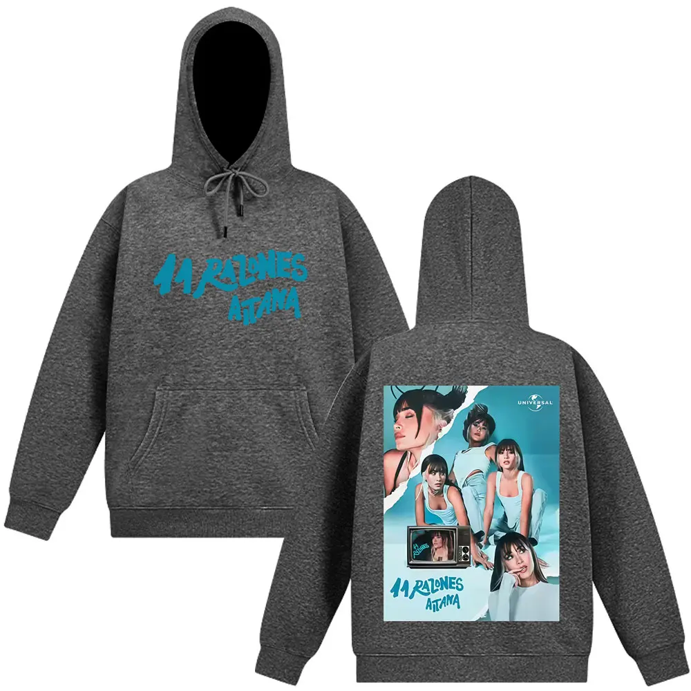 นักร้องAitana Ocana Tour 2025 กราฟิกHoodieผู้ชายเสื้อผ้าแฟชั่นผู้หญิงHoodiesแขนยาวVINTAGE Casual Hooded Sweatshirts