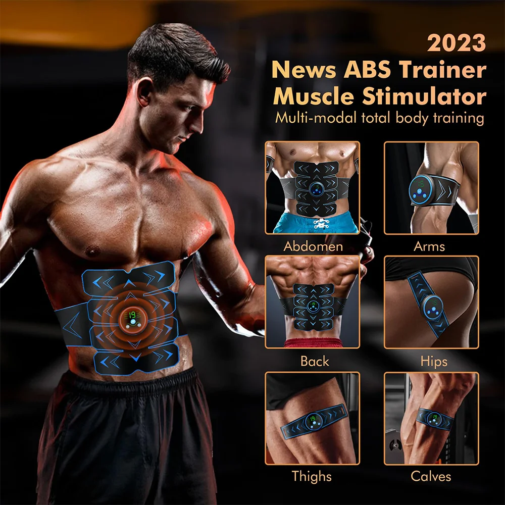 EMS Abdominal Muscle Patch Exercise And Fitness Muscle Trainer Abdominal Massage Device To Relieve Fatigue