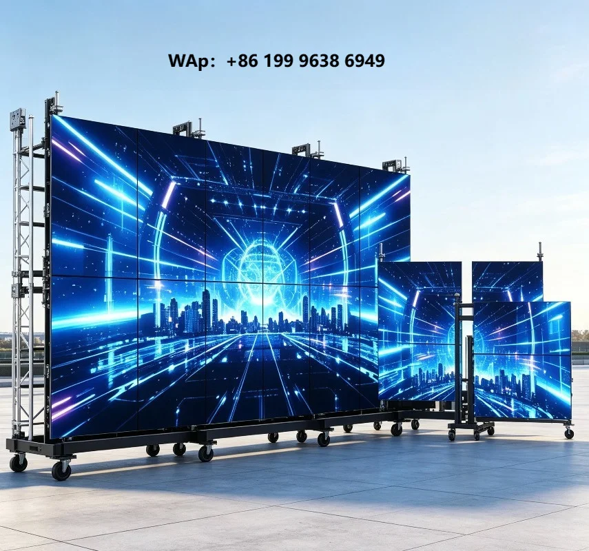 TOPvision Outdoor Display Screen Full Color Screen Sunlight Readable Technology IP65 Waterproof