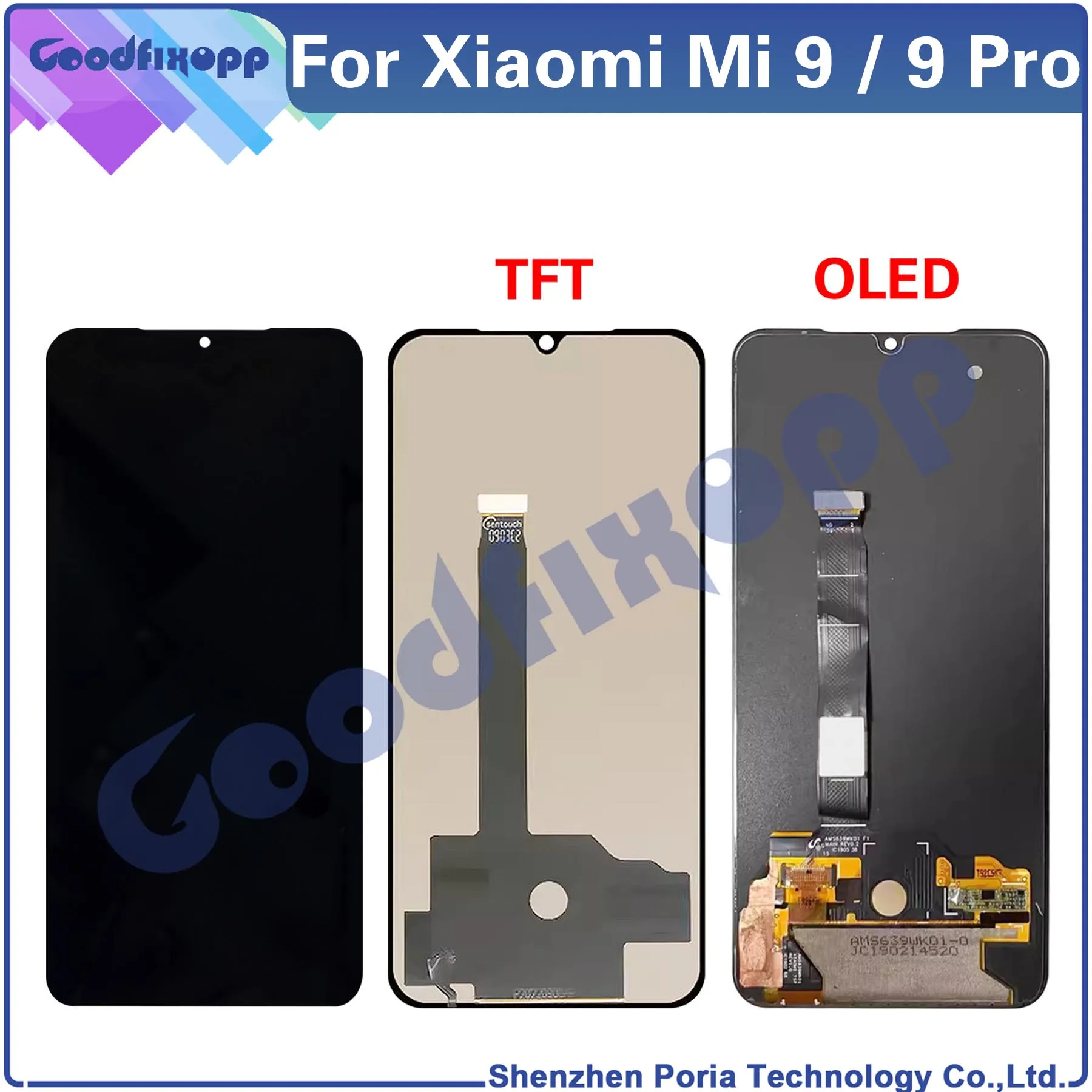 

For Xiaomi Mi 9 Pro M1902F1G LCD Display Touch Screen Digitizer Assembly For Mi9 Mi9Pro Repair Parts Replacement