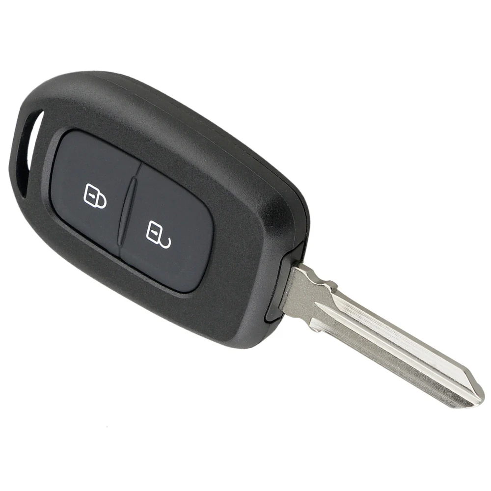 433 MHz 2 Pulsante Chiave A Distanza Dell'automobile Borsette Fob Custodia Misura per Renault Trafic Simbolo Dacia Duster Logan Sandero PCF7961M Chip HU179 Lama