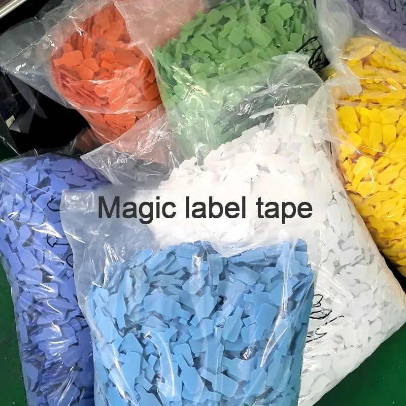 مجموعة ربطات عنق بسحاب ملون مكونة من 20 قطعة لتنظيم علامات الكابلات وتحديد الهوية بتصميم مشرق وربطات كابلات قابلة للكتابة #3