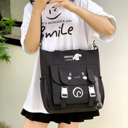 Sanrio hello kitty Shoulder messenger Bag kuromi Handbag College storage bag Student Tutorial Bag High School Cross Body Bag