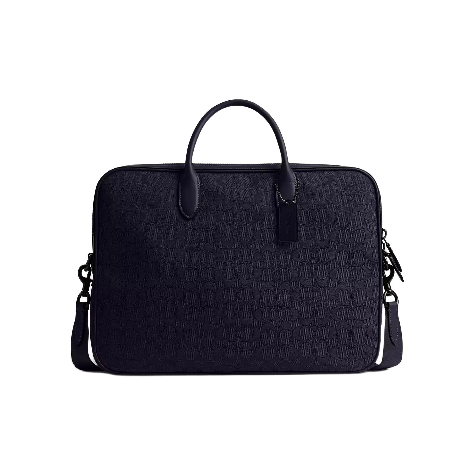 COACH Fabric Briefcase Large Men's Midnight Marine Blue CAK97-DWP