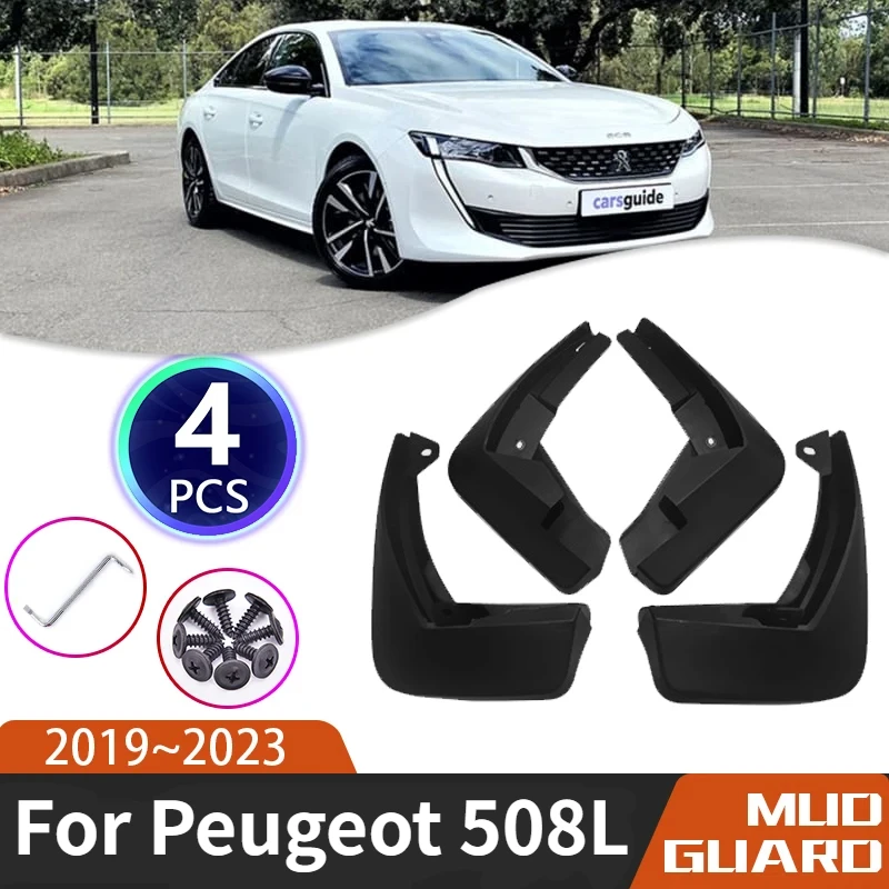 

Car Mudguards For Peugeot 508L R83 2019 2020 2021 2022 2023 Car Mud Flaps Guard Splash Flap Fenders Auto Exterior Accessories