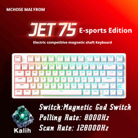 MCHOSE Jet 75 Magnetic Switch Mechancial Keyboard 8k Low Latency Esports Grade Gasket Structure Customized Wired Gaming Keyboard