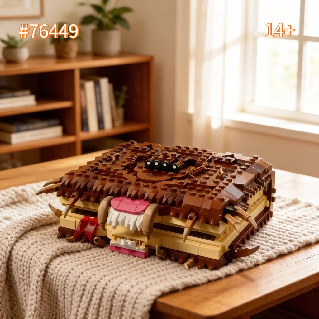 

Chomping Monster Book of Monsters Building Blocks Sets 76449 Compatible With Legoed Particles Suitable For Birthday Gifts