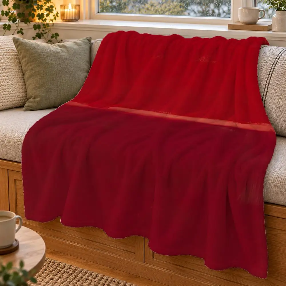 Abstract Art Mark Rothko Throw Double Sided Flannel Throw Blanket Soft Warm Washable Home Decor