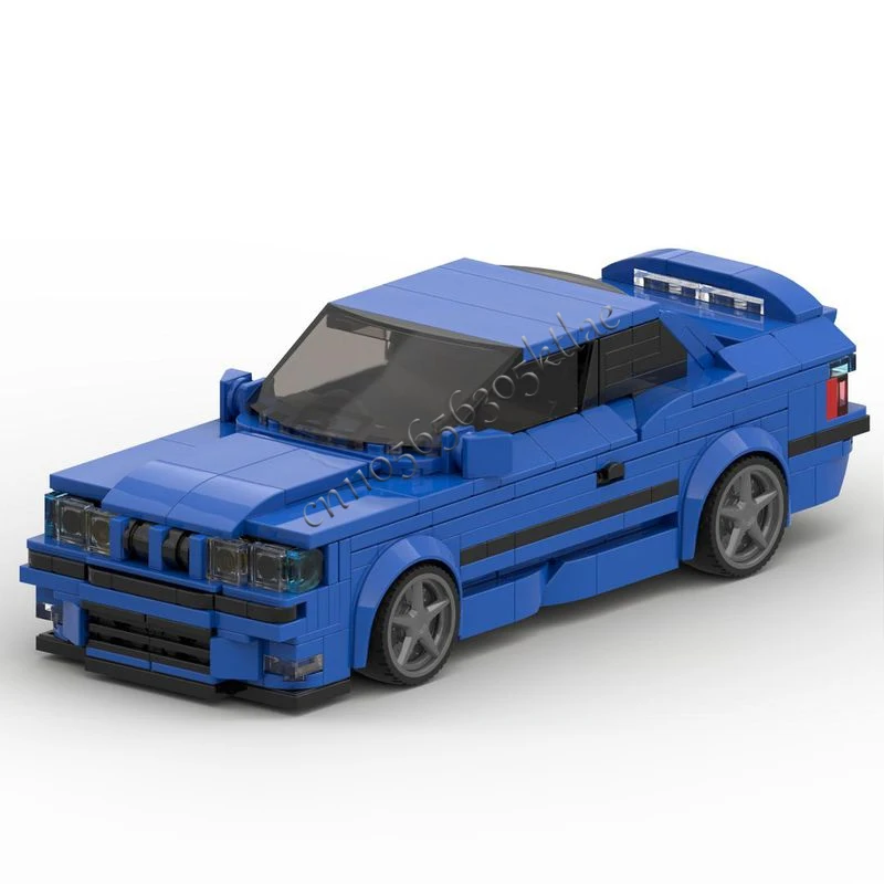 504 Parti Moc Tecnologia Racing Blu Supercar Modello Building Blocks Velocità Veicolo Mattoni Giocattoli Bambini Regali di compleanno speciali per adulti