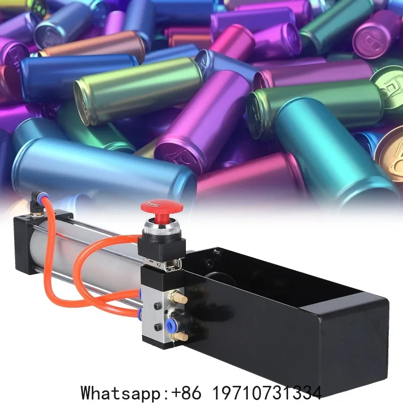 Pneumatic Can Crusher Cylinder Push Valve Cans Crushers Eco Friendly Recycling Tool