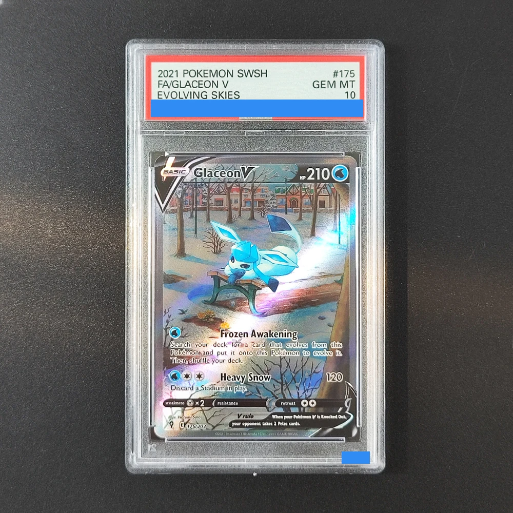  لتقوم بها بنفسك بطاقة تصنيف PTCG الإنجليزية Umbreon V 189/203 Sylveon 184/203 Espeon 180/203 Leafeon 167/203 GEM MT 10 لعبة ببطاقات التداول #2