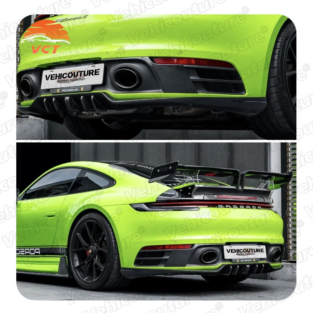 

Заводская горячая продажа, обновление 911, задний бампер, сухой комплект из углеродного волокна, автоматические системы кузова, сухой диффузор заднего бампера из углеродного волокна f