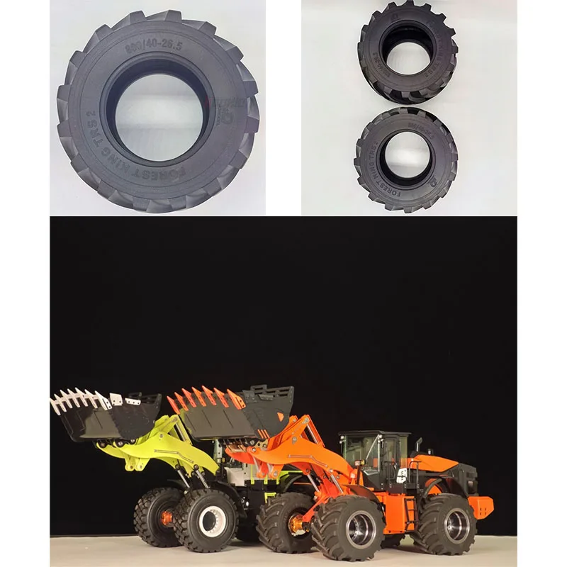 

JDMODEL Spare Parts Wheel Tyre Tires For 1/14 198 ZW370 RC Loader Truck Vehicle Car Model