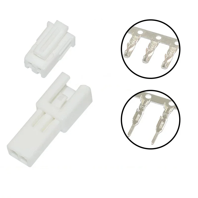 100 Set SMH250 SMP250 2.5mm Wire to Wire Connector Male/Female Housing + Male/Female Terminal Set 2P 3 4 5 6 7 8PIN