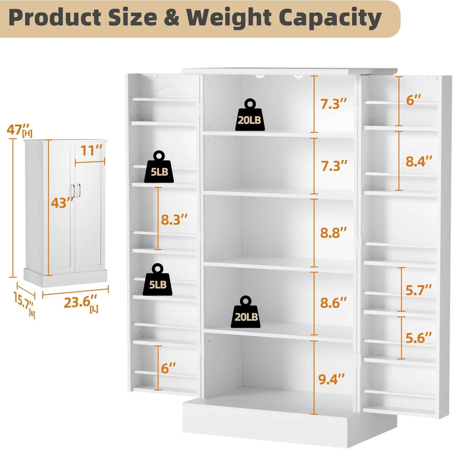 Storage side cabinet lattice storage small apartment bedroom living room storage cabinet