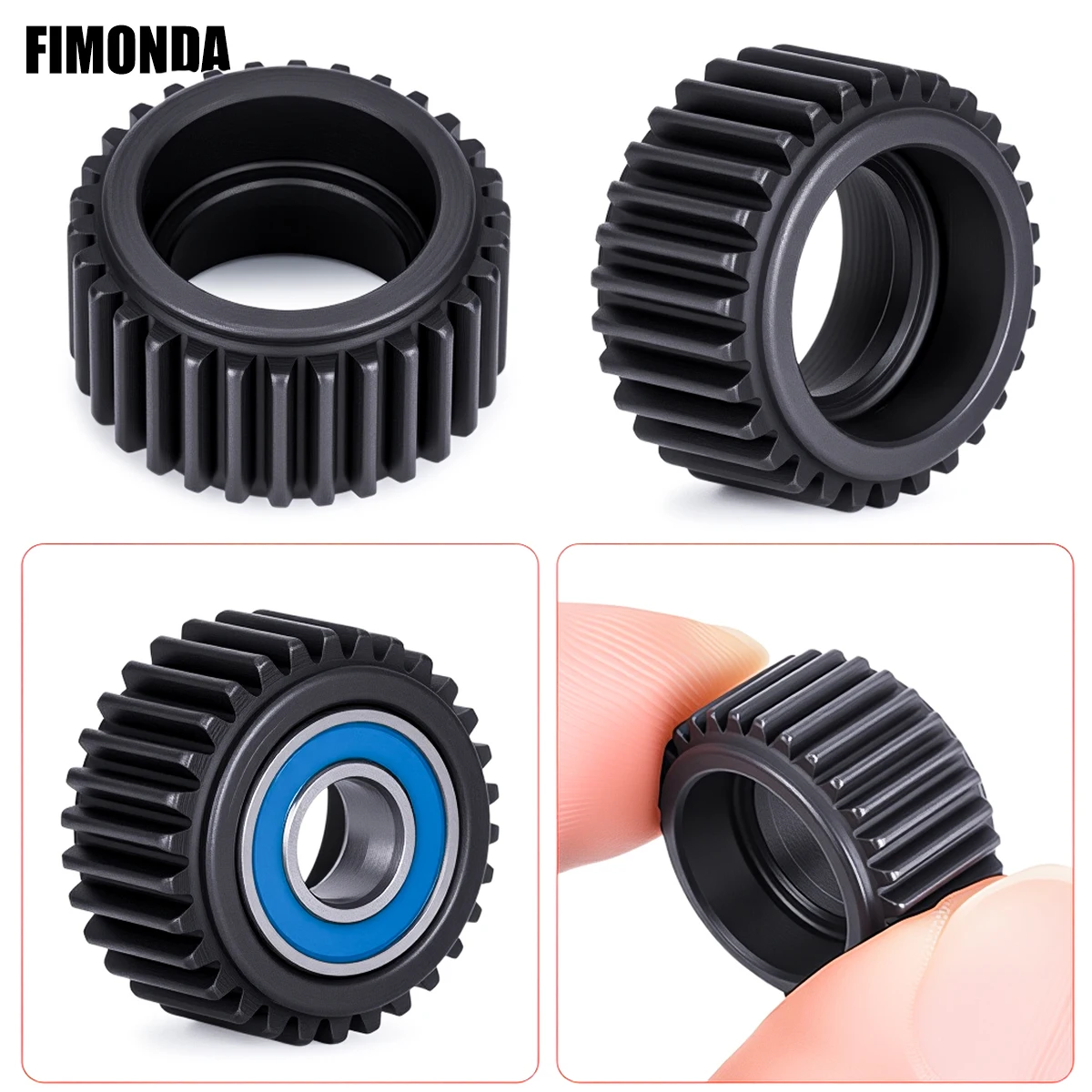 FIMONDA Metal 30T Gearbox Gear for 1/10 RC Monster Truck Slash 2WD Bandit Rad 2 Rustler Stampede EP Nitro Street SRT Parts