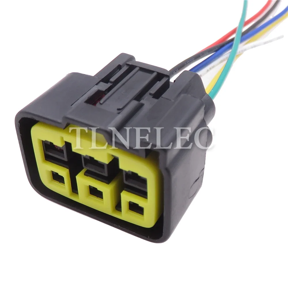 6 Pin Way Automobile Wire Harness Socket with Wires Car Modification Connector Accessories FSW-C-6F-B