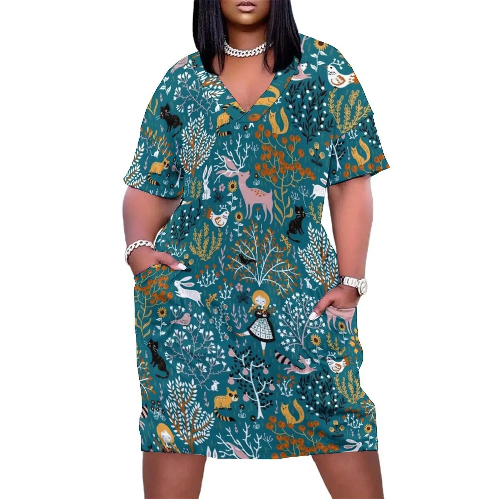 

Country dreams Loose Pocket Dress summer outfits for women 2025 women's dresses luxury summer dress women 2025