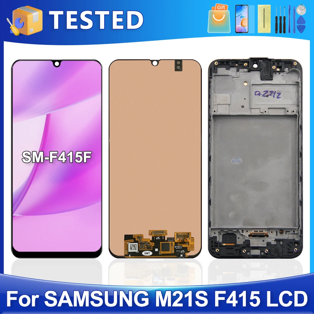 

6,4 ''M21S для Samsung F415 F415F F415F/DS ЖК-дисплей, сменный преобразователь сенсорного экрана в сборе