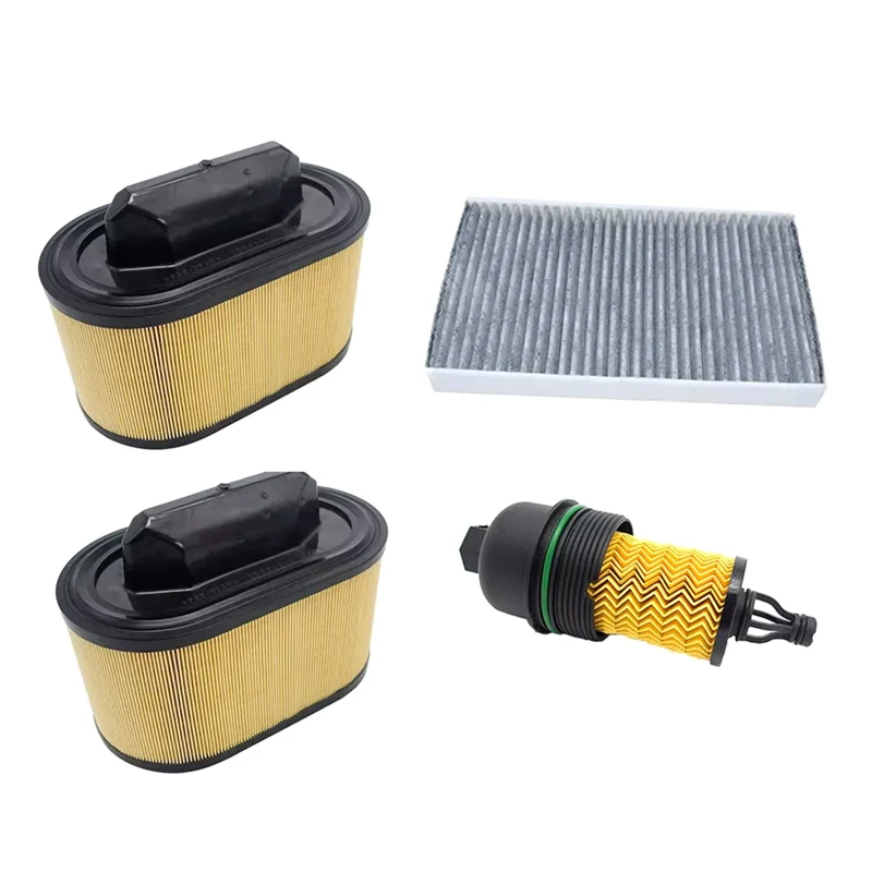 

Precision For Maserati Ghibli Levante Quattroporte 3.0L Air Filte Oil Filter Set W/ Cap 311401 670001545