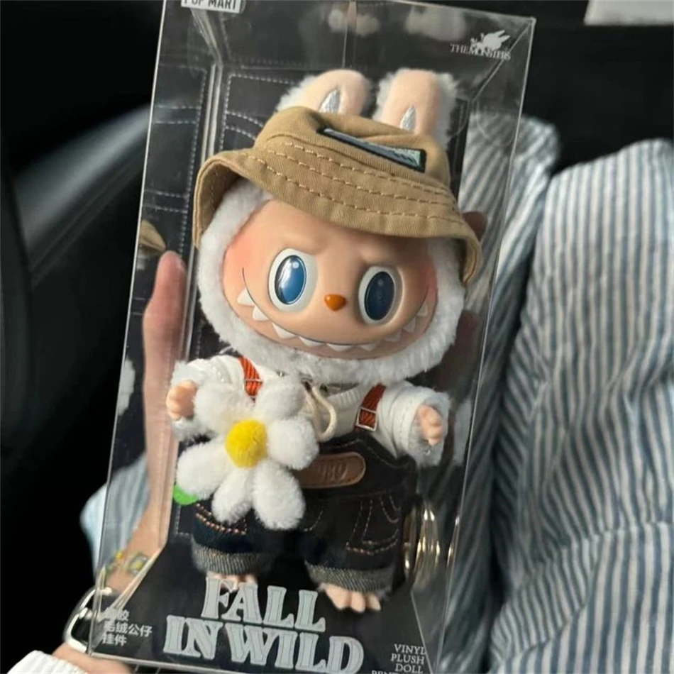 High Quality Labubu Replica The Monsters Wild Spring At Home Mystery Box Doll Kawaii Labubu Keyring Christmas Gift Kids Toys image 3