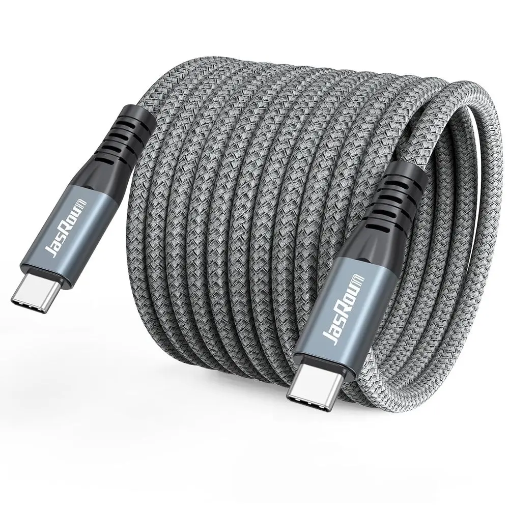 

USB-C Cable 15ft - USB3.2 Gen 2, 20Gbps Data Transfer, 240W Charging, 4K@60Hz Video Support for Laptops, Monitors, and More