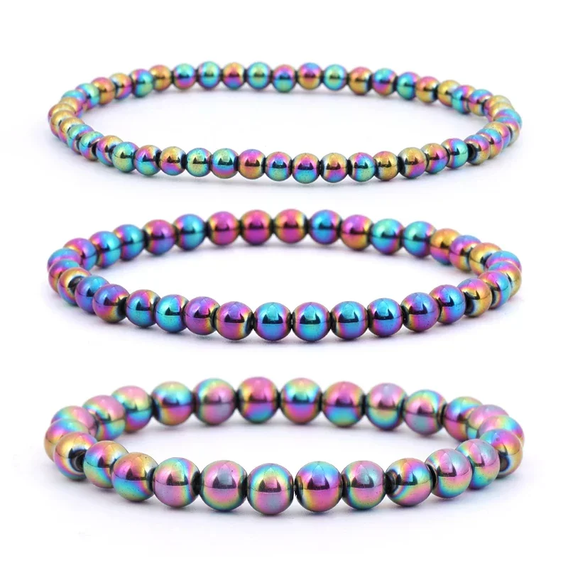 

Fashionable Weight Loss Hematite Bracelet Bead Burning Fat Magnetic Therapy Slimming Bracelet For Men And Women Shaping