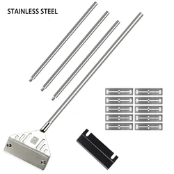 Aquarium Algae Remover Aluminum Alloy Stainless Steel Scraper Blade Fish Tank Glass Water Plant Grass Cleaning Tools Accessories