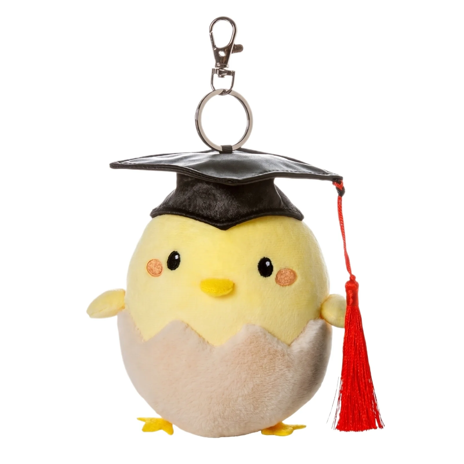 

Graduation Simuated Egg Plush Toy Graduation Theme Keychain Bag Charm Accessory Graduation Evening Decor Souvenirs Gifts
