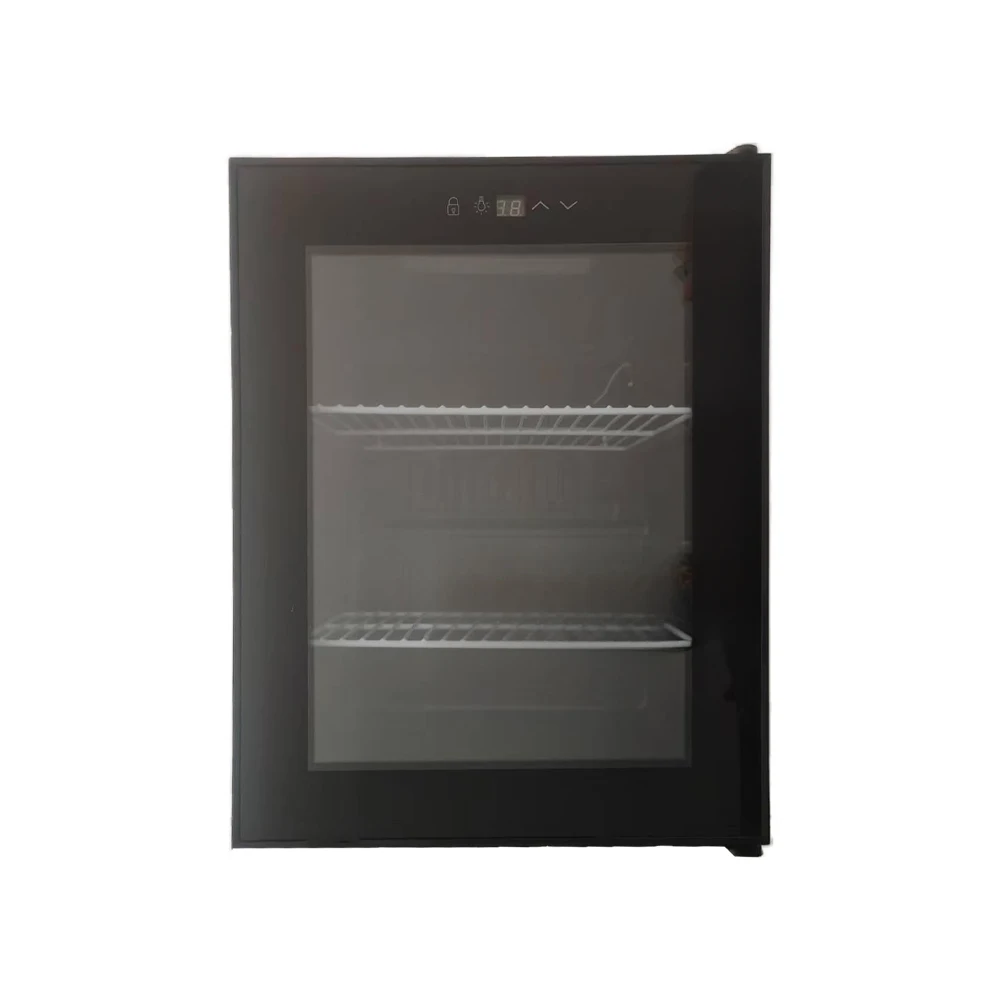 35L Single-Temperature Mini Bar Cabinet R600A Refrigerant Glass Door Counter Top Cooling Display Refrigerator