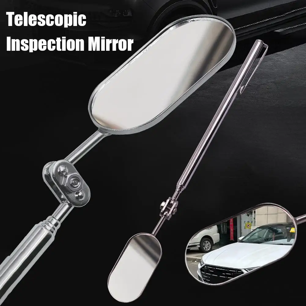 360° Rotating Inspection Mirror Universal Auto Bottom Repair Tools DIY Home Inspection Hand Tool Hard To Reach Area View Tool