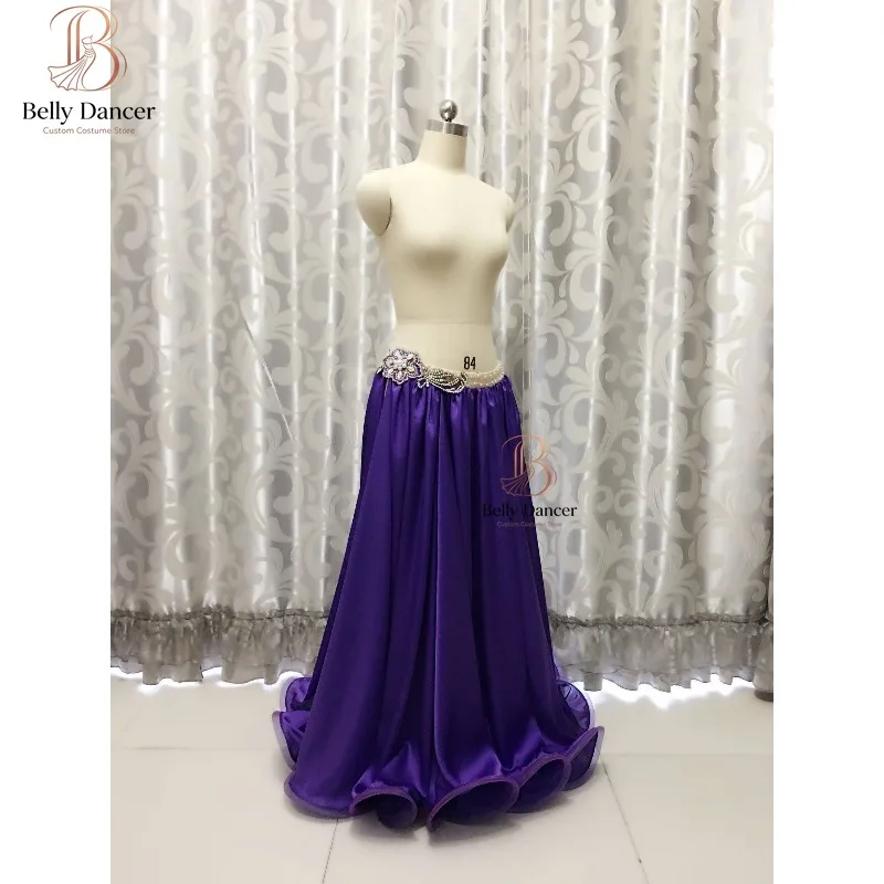 Customized Belly Dancewear Performance Costume Quick Take Off Big Swing Skirt Inspirational Clothing Tailored Y048