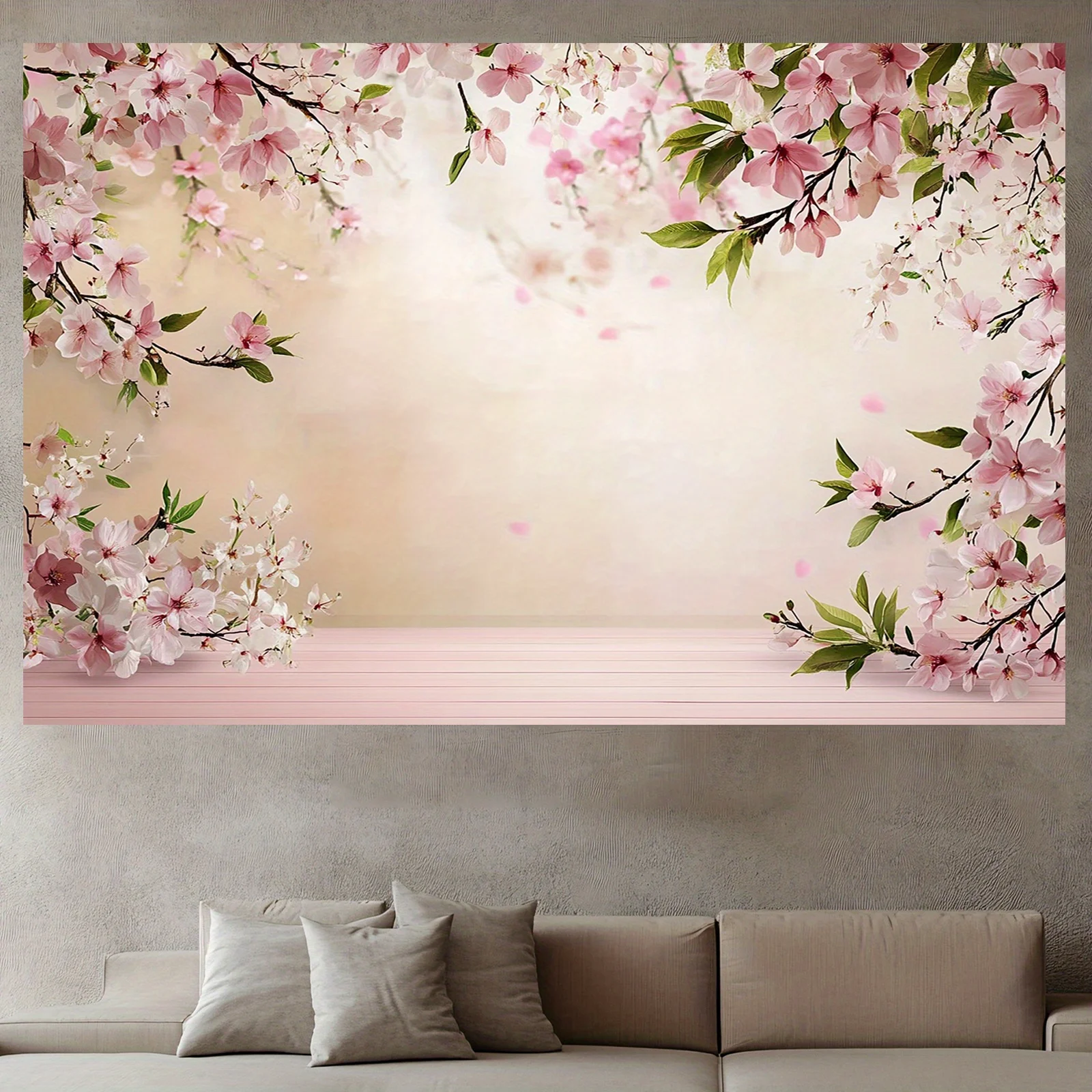 Açık kiraz çiçeği desenli yumu - Photography Lighting Background incelemesi ve fiyatı