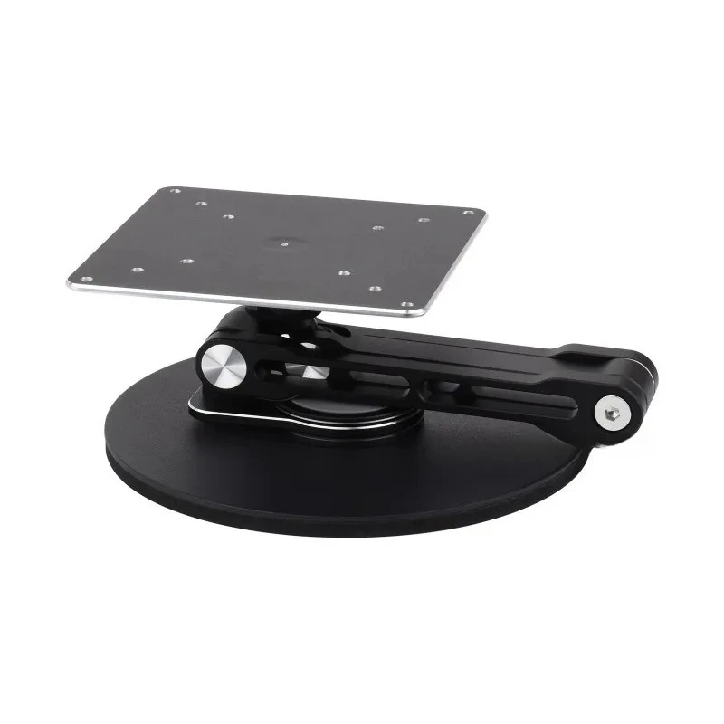 Portable Monitor Stand, Multi-axis Rotation Adjustable Desk Mount, for Up To 19 Inch Monitor, Foldable Ergonomic Display Bracket