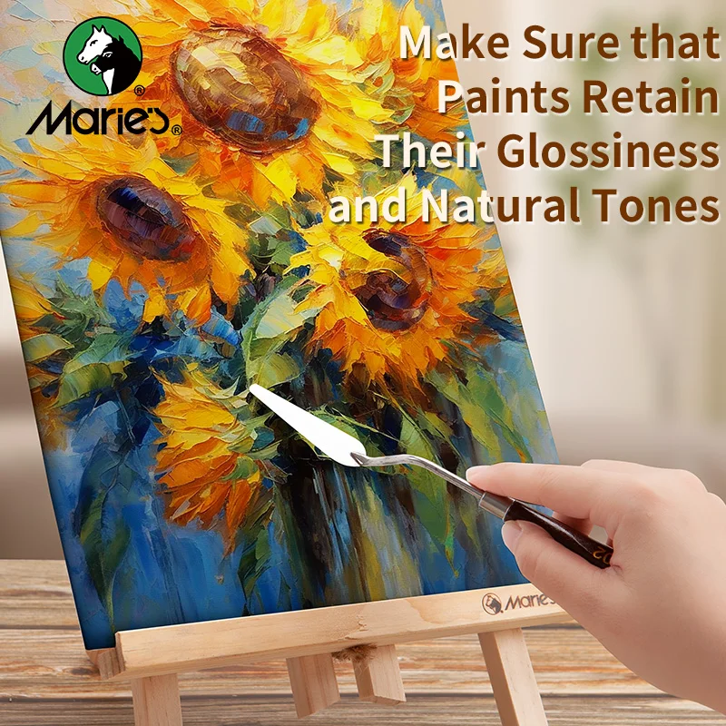 1pc Marie\'s Canvas Board,Art Painting White Blank Canvas Panels,Oil,Acrylic,Gouache,Tempera Paint for Professionals & Beginners