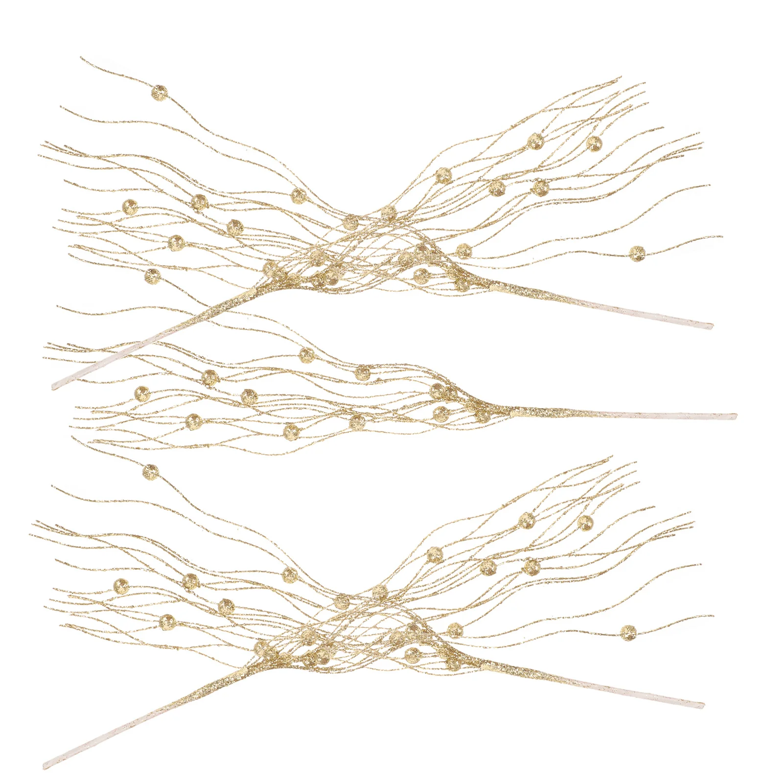 

5pcs Christmas Tree Decorations Artificial Plant Branches Vase Filler For Home Office Decor Simulation Stems Table Centerpiece