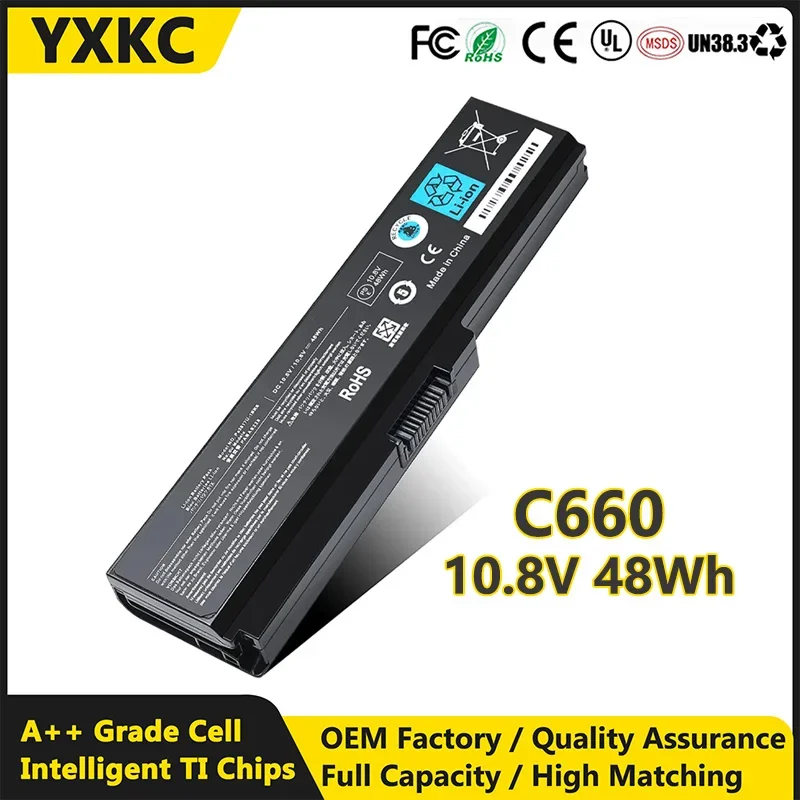 

YXKC 10,8 V 48Wh C660 Аккумулятор для ноутбука, замена для Toshiba Satellite L750 Series PA3817U-1BRS