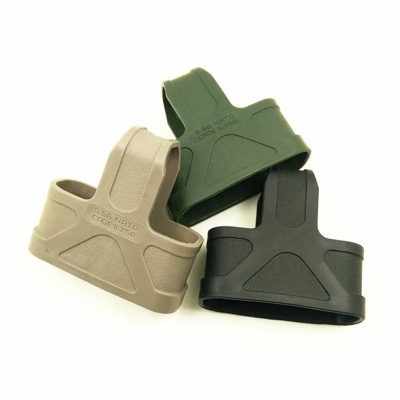 Gumowa klatka 5.56 Loops Fast Mag i 1 szt. Etui na magazynek 5.56 do asystenta magazynu Airsoft M4/M16