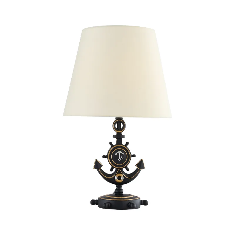 

Children's room bedside eye protection desk lamp, Mediterranean pastoral style, living room study bedroom lamp