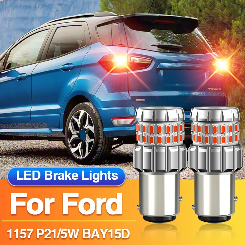 2PCS P21/5W Red Led… - image