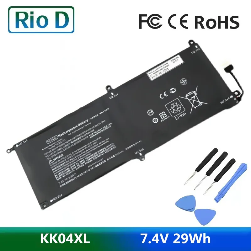 

NEW 7.4V 29Wh Battery KK04XL HSTNN-I19C HSTNN-IB6E For HP Pro x2 612 G1 Tablet 753329-1C1 753703-005